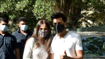 Photos: Riteish Deshmukh and Genelia Dsouza snapped at shoot location in Bandra