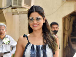 Photos: Shamita Shetty snapped at a salon in Juhu