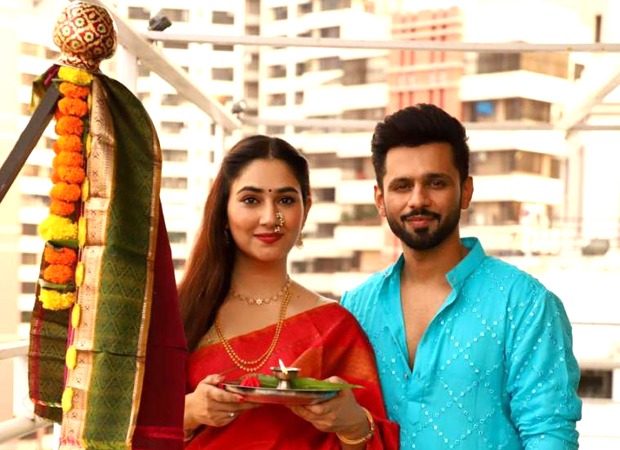 Rahul Vaidya and Disha Parmar celebrate Gudi Padwa the traditional way