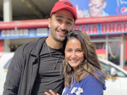 Shaheer Sheikh and Hina Khan hint towards a surprise for their fans as they pose candidly in Kashmir