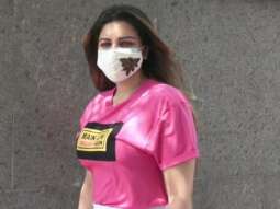 Shama Sikander spotted at Windsor Grande Residences in Andheri