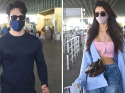 Tiger Shroff and Disha Patani spotted at Airport