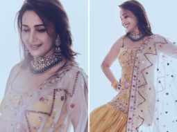 Madhuri Dixit is a ray of sunshine in embellished strappy kurta and gharara worth Rs. 65,000