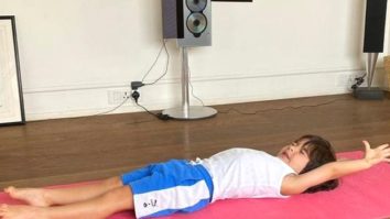 Kareena Kapoor Khan shares an adorable picture of Taimur engaging in some lockdown yoga