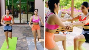Young Bollywood stars Sara Ali Khan and Janhvi Kapoor turn workout buddies; watch video
