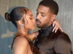 At Without Remorse premiere, Michael B. Jordan keeps it sharp in Prada suit, Lori Harvey stuns in sequin backless gown