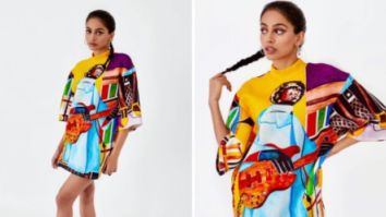 Banita Sandhu dons vibrant printed shirt dress worth Rs. 30,000; follows with latest flip flop trend