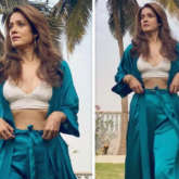Chak De! India’s Vidya Malavade creates helluva chic moment by pairing a bralette with satin blazer and pants