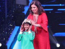 Contestant Pruthviraj from Karnataka gets ‘crowned’ by Farah Khan on Super Dancer – Chapter 4