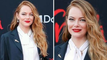Emma Stone makes first red carpet appearance since giving birth, dons chic Louis Vuitton pantsuit at Cruella premiere
