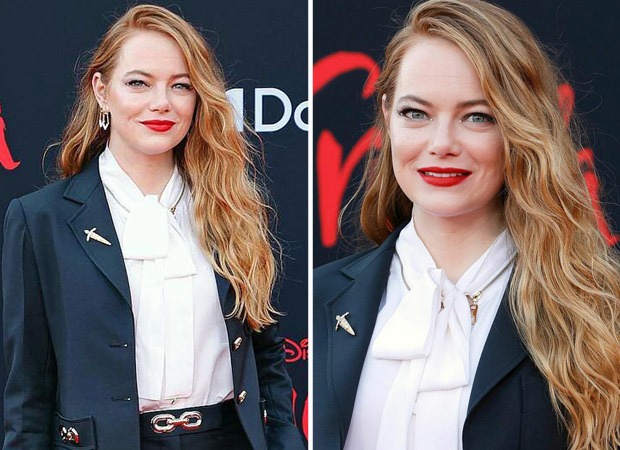 Emma Stones makes first red carpet appearance since giving birth, dons chic Louis Vuitton pantsuit at Cruella premiere