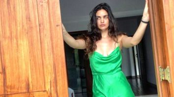 Gabriella Demetriades sizzles in satin dress will spruce up your summer wardrobe