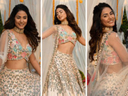 Hina Khan looks ethereal in floral lehenga in the song ‘Patthar Wargi’