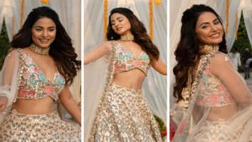 Hina Khan looks ethereal in floral lehenga in the song ‘Patthar Wargi’