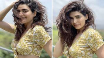 Karishma Tanna’s crop top and printed thigh-high slit skirt is a dreamy affordable summer outfit