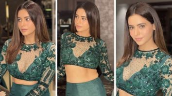 Kasautii Zindagii Kay 2’s Aamna Sharif glows in embellished green top and pencil skirt