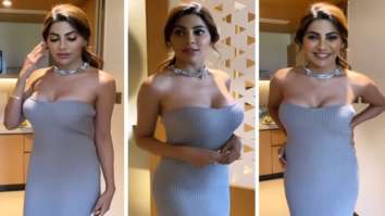 Khatron Ke Khiladi 11 participant Nikki Tamboli looks sexy in strapless tube dress