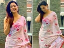Khatron Ke Khiladi 11 star Shweta Tiwari stuns floral pink and white saree in Cape Town