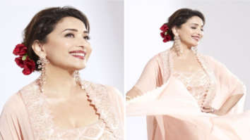 Madhuri Dixit looks ethereal in rose pink sharara as she shoots for Dance Deewane 3