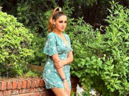 Nargis Fakhri’s sea green romper with fiery glam will spruce up your summer look