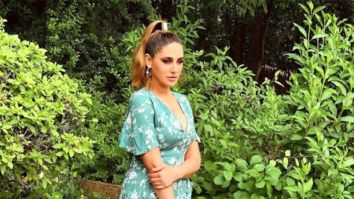 Nargis Fakhri’s sea green romper with fiery glam will spruce up your summer look