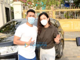 Photos: Gauahar Khan and Zaid Darbar snapped in Andheri