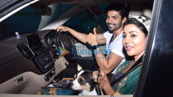 Photos: Gurmeet Choudhary and Debina Bonnerjee snapped in Andheri