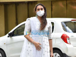 Photos: Huma Qureshi spotted outside her building on Eid