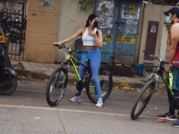 Photos: Janhvi Kapoor and Khushi Kapoor snapped cycling in Lokhandwala