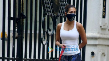 Photos: Malaika Arora spotted with her pet