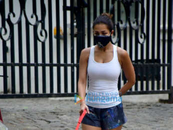 Photos: Malaika Arora spotted with her pet