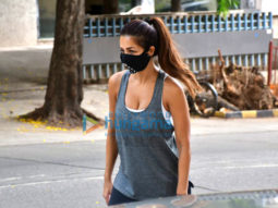 Photos: Malaika Arora spotted with her pet on a morning walk