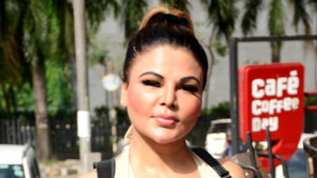 Photos: Rakhi Sawant snapped at a coffee shop in Andheri
