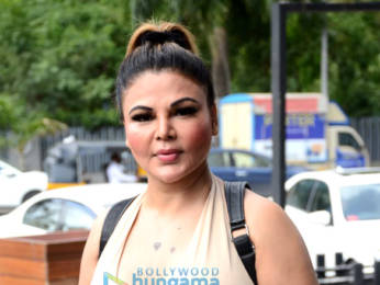 Photos: Rakhi Sawant snapped at a coffee shop in Andheri
