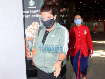 Photos: Sonnalli Seygall, Zoya Akhtar and Sahil Salathia snapped at the airport
