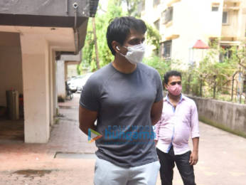 Photos: Sonu Sood snapped at his residence