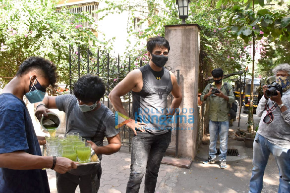 photos sonu sood snapped at his residence 4