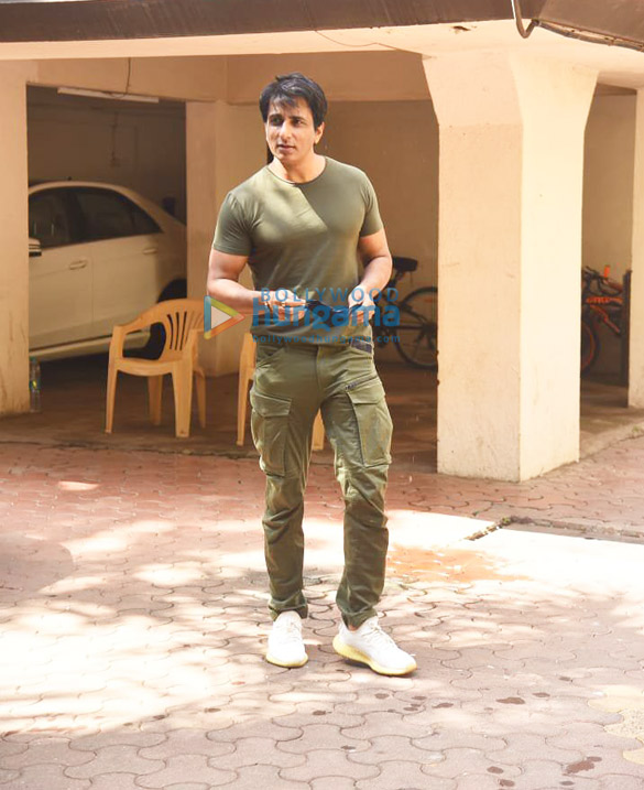 photos sonu sood snapped at his residence in andheri 4