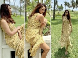 Qubool Hai actress Surbhi Jyoti looks like a modern-day tropical beauty in midi dress