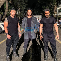 On the sets of the movie Radhe – Your Most Wanted Bhai