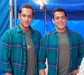On the sets of the movie Radhe – Your Most Wanted Bhai