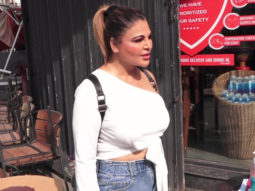 Rakhi Sawant spotted at CCD Lokhandwala complex in Andheri