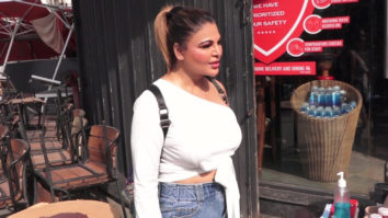 Rakhi Sawant spotted at CCD Lokhandwala complex in Andheri