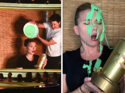 Scarlett Johansson gets slimed by husband Colin Jost while she receives Generation Award at MTV Movie and TV Awards 2021