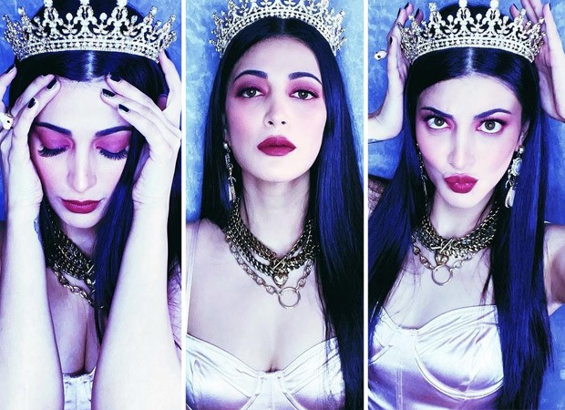 Shruti Haasan casts a spell in a gorgeous glam look and tiara