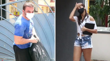Sohail Khan and Pooja Hegde spotted in Bandra