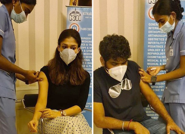 Nayanthara and Vignesh Shivan get their first dose of COVID-19 vaccination in Chennai