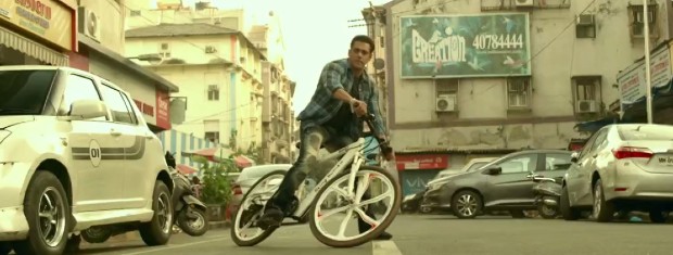 Salman Khan seen riding Being Human’s BH27 e-bicycle for a chase sequence in Radhe – Your Most Wanted Bhai