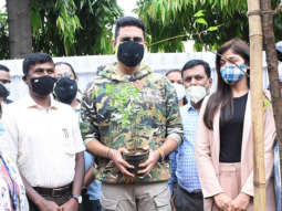 Abhishek Bachchan supports adopt a fallen tree pit campaign by a tree plantation