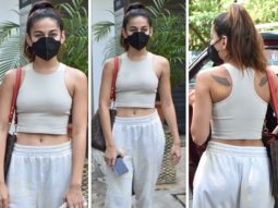 Alaya F steps out in casuals and Rs. 1.3 lakh Louis Vuitton luxury bag